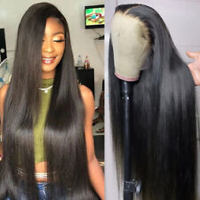 30inch Lace Front Wig Human Hair Straight 13*4 Lace Frontal Wigs for Women 10A picture