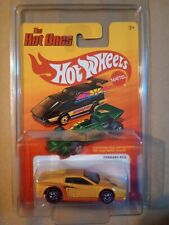 Hot Wheels - Ferrari 512 - 2012 Hot Ones Chase - Yellow - On Mint Card picture