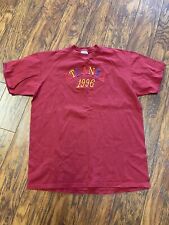 Vintage Atlanta 1996 T Shirt Jerzees Maroon Size Medium picture