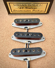 Vintage '69 Left-Hand Fender Stratocaster Hand Wound Pickup Set by Migas Touch picture