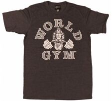 W158 World Gym Muscle Tee Shirt Bodybuilding Training Workout Gym picture