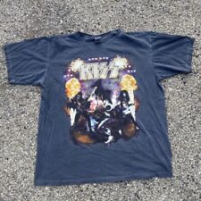 Vintage Y2k Kiss World Domination Tour 2000s T Shirt picture
