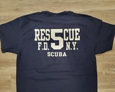 NEW FDNY Firefighter shirt NYC Rescue 5 Scuba Fire department picture