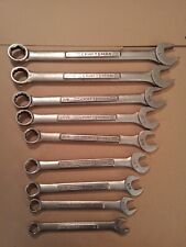Craftsman VA Sae Combination Wrench Set1 15/1 6 7/8 13/16 3/4 11/16 5/8 9/16 1/2 picture