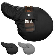 English Horse Saddle Cover - Fleece-Lined Waterproof Fitted Dust Protector picture
