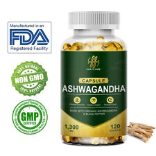 Organic Ashwagandha with Black Pepper Root Powder, Natural Anti-Anxiety Relief picture