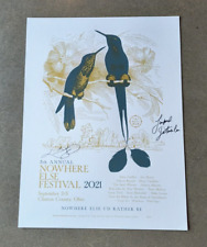 5th Annual Nowhere Else Festival 2021 Poster SIGNED featuring Over the Rhine picture
