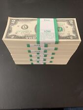 100 TWO DOLLAR BILLS - $2 UNCIRCULATED SEQUENCIAL - 2017A Consecutive Order picture