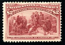 USAstamps Unused FVF US 1893 $2 Columbian Expo Scott 242 RG SCV $550 picture