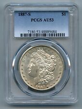 1887 S Morgan Silver Dollar PCGS AU 53 picture