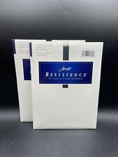 Vtg Hanes Resilience pantyhose Classic Navy style D03 CD Set Of 2 picture