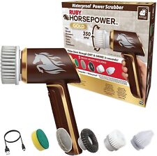 Horsepower Scrubber Gold Edition, 150% Run Time Waterproof Rechargeable Handheld picture
