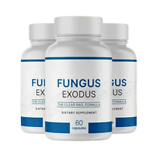 3-Pack Fungus Exodus Pills Supports Strong Healthy Natural Nails-180 Capsules picture