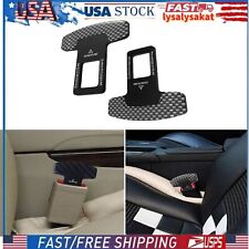 2pc Car Front Seat Belt Safety Buckle Socket Plug, Car Seat Belt Buckle Clips picture