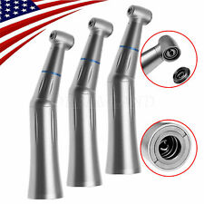 3 Dental Slow Low Speed Push Button Contra Angle Handpiece for E-type Motor Trz picture
