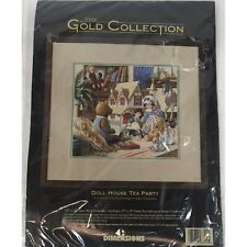 Doll House Tea Party - Dimensions Gold Collection Cross Stitch KIT - NEW, SEALED picture