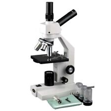 AmScope 40X-400X Biological Dual-View Compound Microscope picture