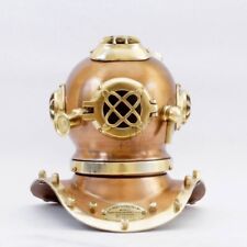 Vintage Brass U.S Navy Divers Diving Helmet Collectible Deep Sea Helmet Decor picture