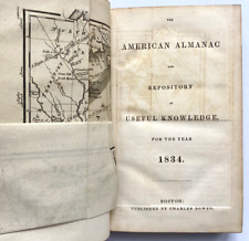 1830 - 1844 The American Almanac MAPS United States ANTIQUE picture