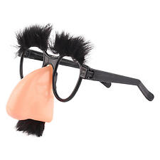 Halloween Disguise Glasses And Mustache Funny Adult Big Nose Festival Supplies picture