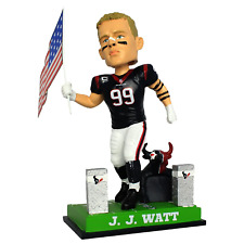 Official Houston Texans NFL JJ Watt 99 Patriotic Flag Bobblehead Limited Edition picture