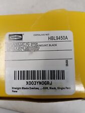 Hubbell 9450A 50A 4W Single Receptacle 125/250VAC 14-50R BK HBL9450A picture