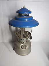 Vintage Coleman Model 228D  Nickel Big Hat Camping Lantern born  A/50 No Glass picture