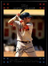 2007 Topps #578 Dustin Pedroia Red Back SP RC picture