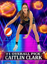 CAITLIN CLARK #22 / INDIANA FEVER - WNBA 2024 #1 DRAFT PICK Custom Card  picture