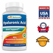 Best Naturals Hyaluronic Acid 100 mg 120 Capsules - Supports Healthy Joints/Skin picture