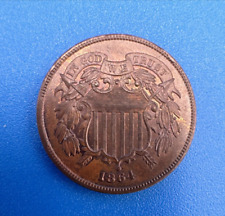 1864 Two Cent Piece RB Gem BU * Beautiful Coin *  * picture