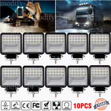 10X 60W LED Work Light Truck OffRoad Tractor Flood Lights 12V 24V Square 4 Inch picture