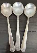 Lots Of 3 Oneida Ltd 1881 Sliverplate Rogers Soup Spoon picture