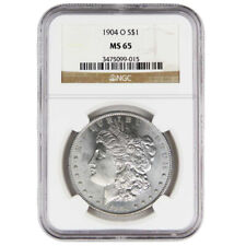 1904-O $1 Morgan Silver Dollar NGC MS65 Brown Label picture