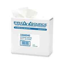 PRO SOURCE White Economy Dry 4-Ply Wipers: 6 Boxes of 150 Wipes Each, 9