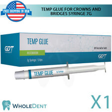 Temp Glue Temporary Cement 7g Crowns Bridges Dental Home Use Emergency First Aid picture