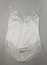 Vintage Angela White Teddy Linger Bodysuit Size 38 - Lingerie picture
