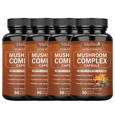 10x Mushroom Complex Supplement, Lions Mane, Reishi, Shiitake, Immune Capsules picture