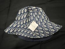 Christian Dior Reversible Blue Wool Buckle Hat picture