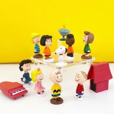 12PCS Peanuts Charlie Brown Snoopy & Friends Playset for Kids Home Decor Gift picture