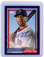 Dustin Pedroia auto autograph card /150 2022 Topps Archives Boston Red Sox picture