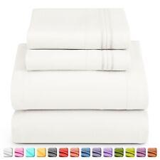 1800 Series 4 Piece Bed Sheet Set Hotel Luxury Ultra Soft Deep Pocket Sheets Set picture