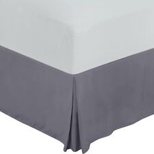 Drop Bed Skirt  Pleated Dust Ruffle Hotel Quality Bed Skirt Utopia Bedding picture