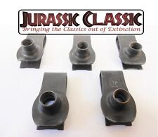 1946-80 Chevy AMC 5pk 3/8-16 Extruded Fender U-Nuts Clips Hood Body Trunk Panel picture