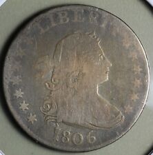 1806 Draped Bust Quarter Good+ ***RARE EARLY TYPE QUARTER ORIGINAL*** picture