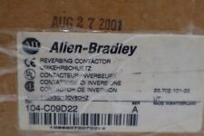 ALLEN-BRADLEY 104-C09D22 SER A REVERSING CONTACTOR 32A 120VAC COILS STOCK 2076A picture