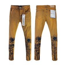 New fashion Purple Brand Men Jeans Classic Stylish & Slim Fit Print Denim Pants picture