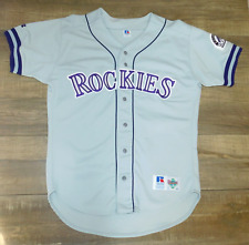 Vintage 1993 COLORADO ROCKIES Authentic Russell MLB Diamond Collection Jersey 44 picture