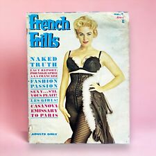 French Frills Vol. 1 #4 VF 1961 Vintage Girlie Sexy Time Lingerie Pinup Models picture