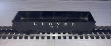 🚂 Lionel 6112 Short Gondola, Black. C-6 Very Good Condition. Freshly Serviced picture